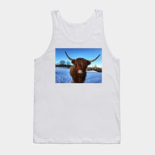 Scottish Highland Cattle Cow 2281 Tank Top